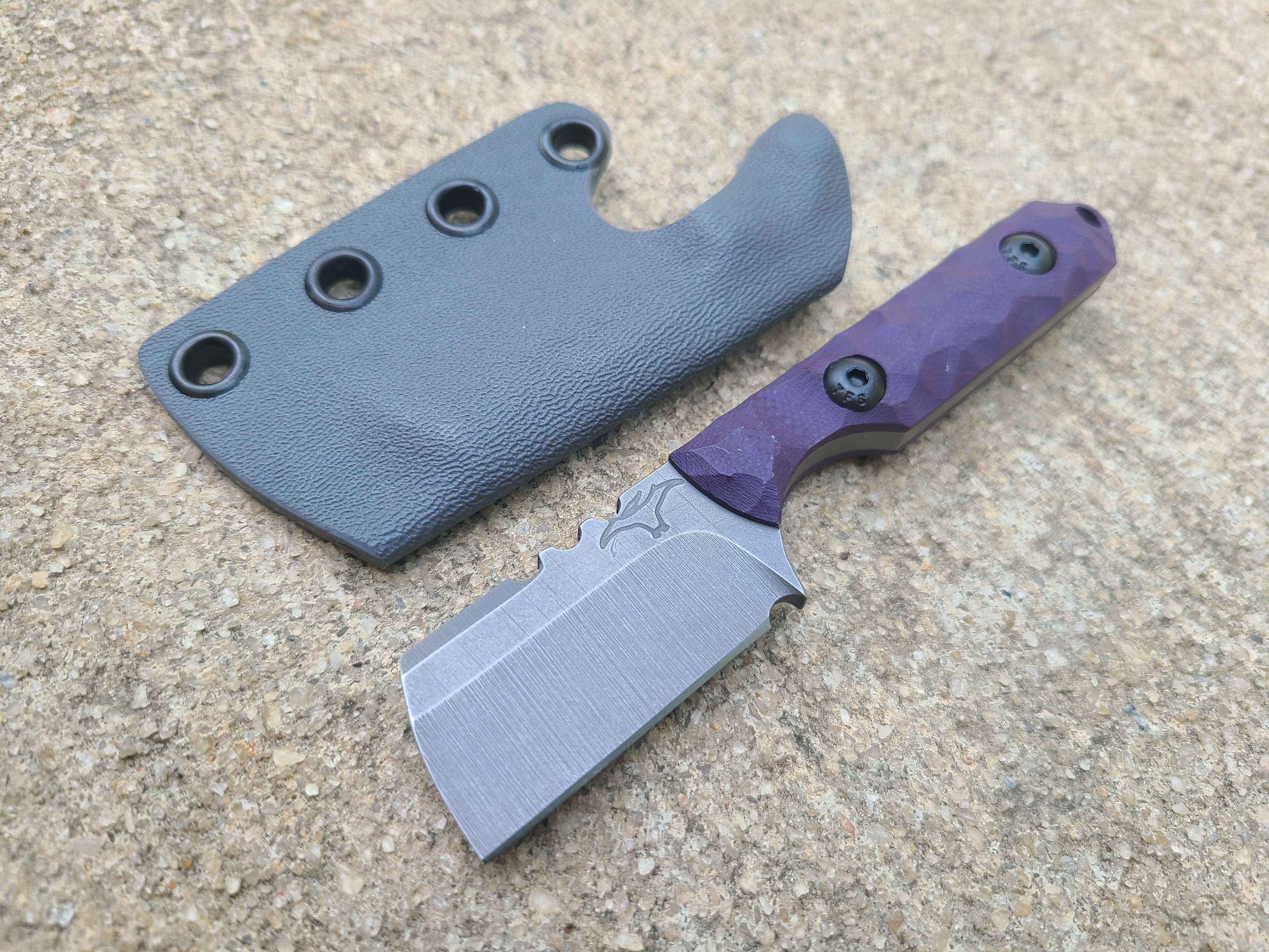 MagnaCut Mini Cleaver (Purple) – Tactical Pterodactyl Knives