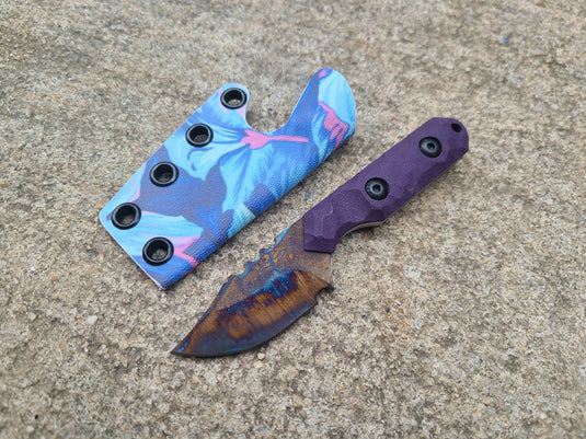 小物 wingrock Cruwear Mini Bowie (Galaxy) – Tactical Pterodactyl Knives