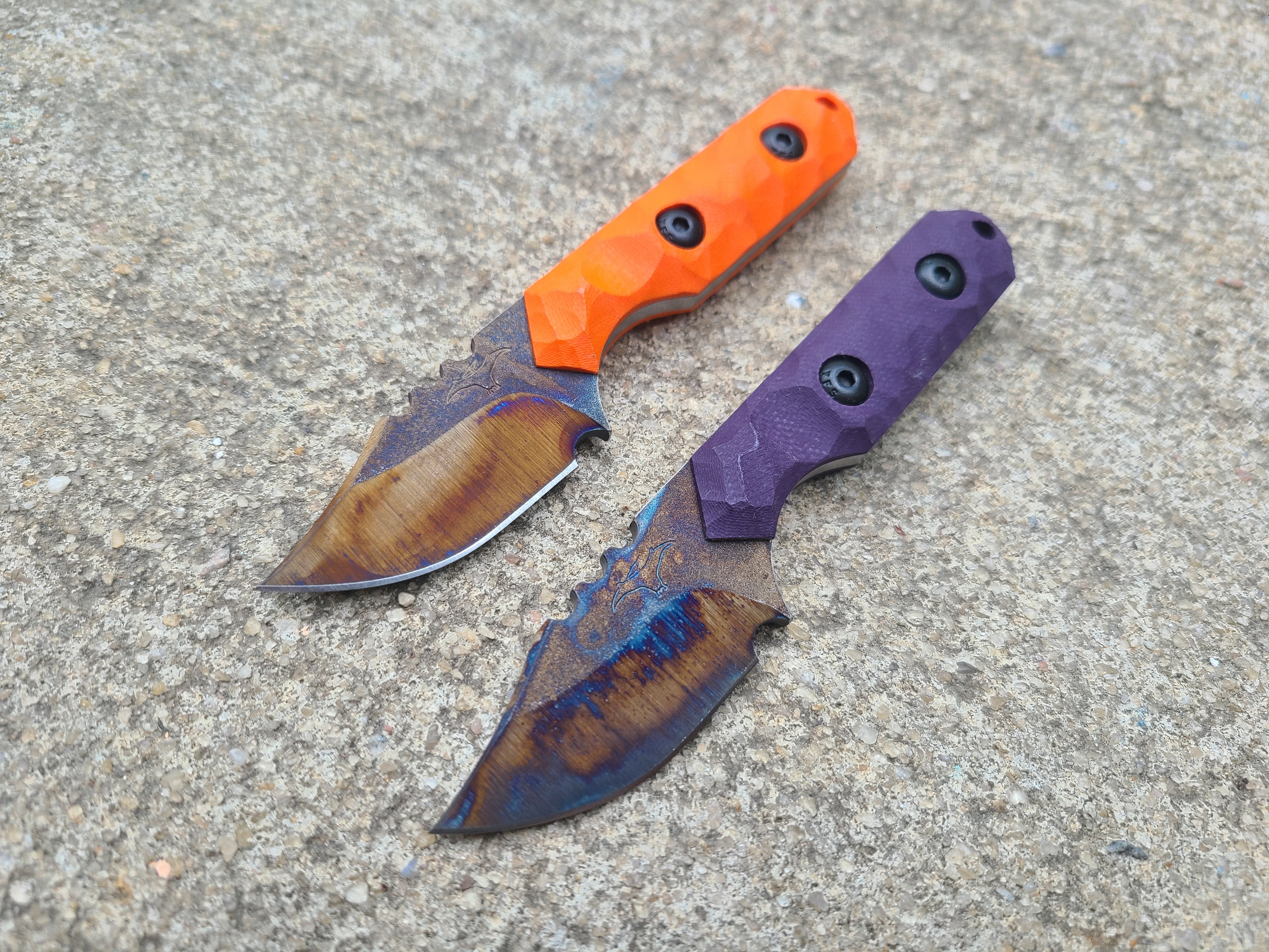 Cruwear Mini Bowie (Galaxy) – Tactical Pterodactyl Knives
