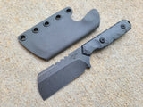 CRUWEAR Mid-Sized Cleaver (Dark Gray w/ Black)
