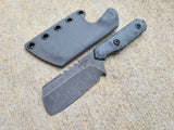 CRUWEAR Mid-Sized Cleaver (Dark Gray w/ Black)