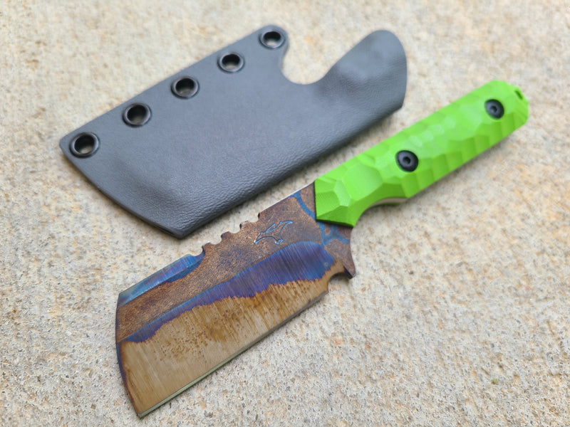 Load image into Gallery viewer, CRUWEAR Mid-Sized Cleaver (Lime Green)
