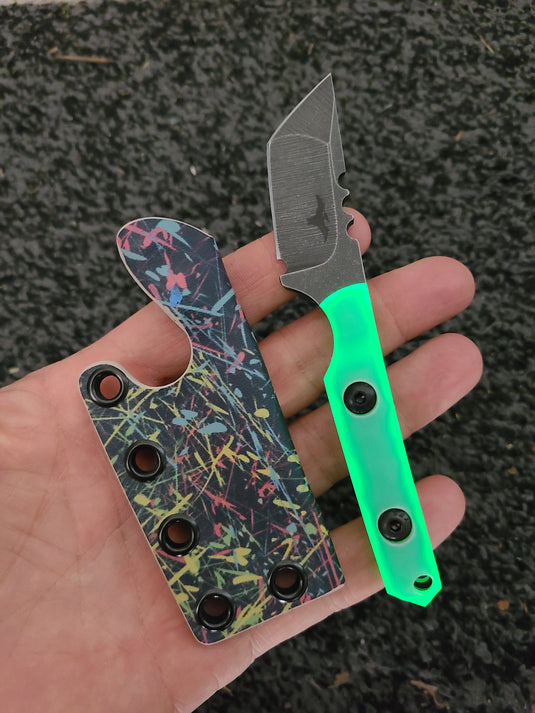 CPM D2 Mini American Samurai V2 (Opal/Green Glow)