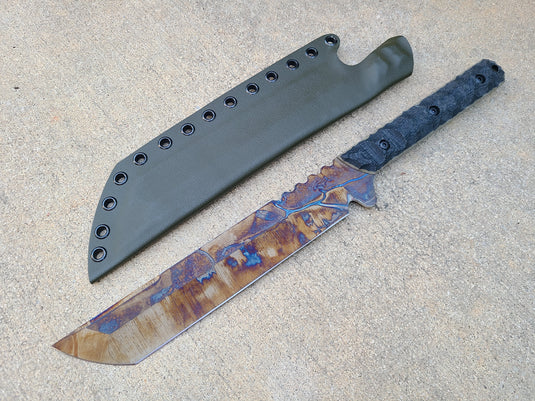 Cruwear Short Sword (Black Micarta w/ OD Green)