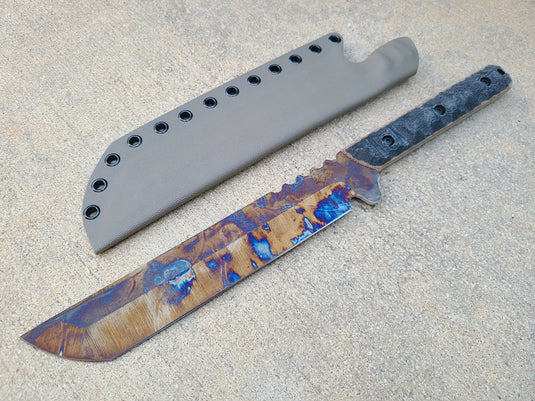 Cruwear Short Sword (Black Micarta w/ Natural Micarta)
