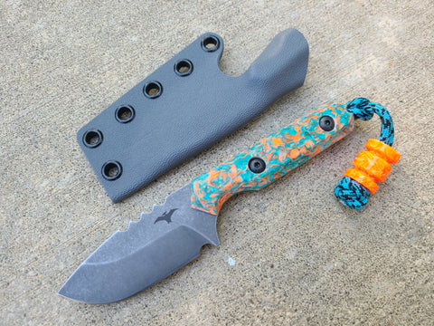 Nitro-V Mid-Sized Camper (Teal/Orange Glow)