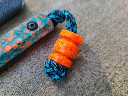 Nitro-V Mid-Sized Camper (Teal/Orange Glow)