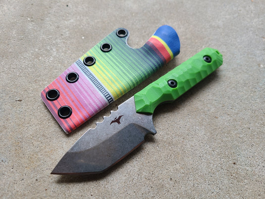 Nitro-V Mid-Sized Tanto (Lime Green)
