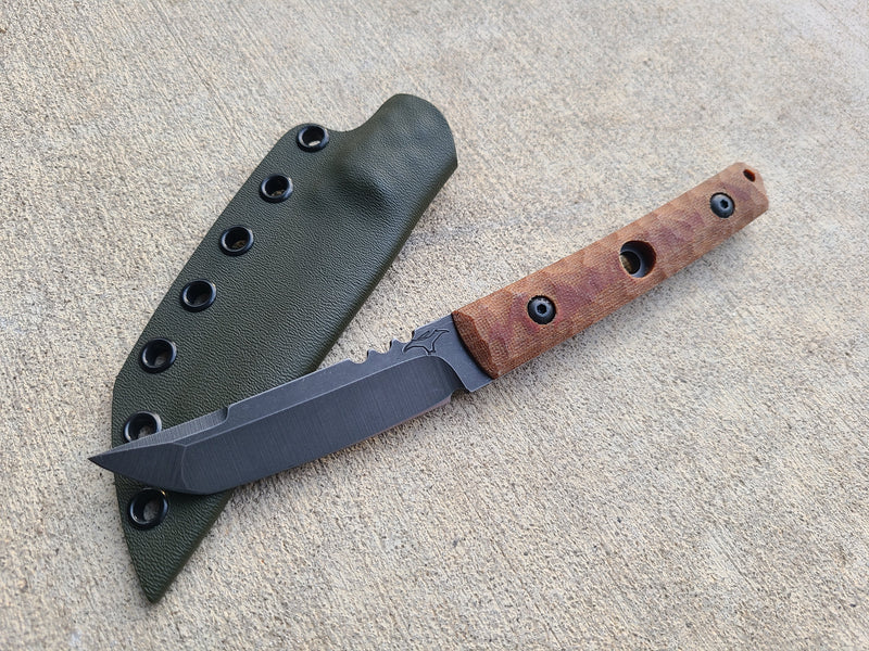 Load image into Gallery viewer, Zwear American Samurai V1 (Natural Micarta w/ Custom Handle)
