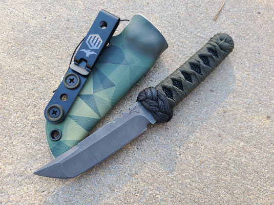 Zwear American Samurai V1 (OD Green/Black Paracord Wrap)