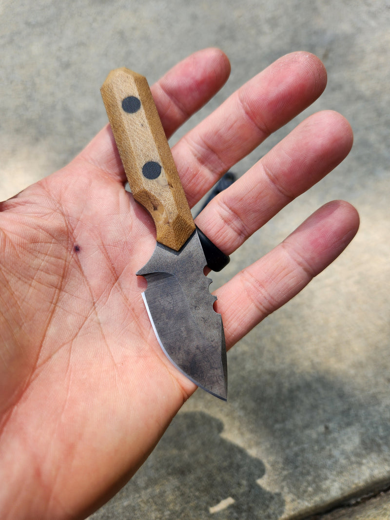 Load image into Gallery viewer, Cruwear Mini Camper (Almond Crosscut Micarta)
