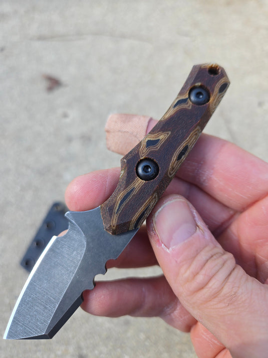 Zwear Mini Raptor (GL Hansen Micarta w/ Black Liners)