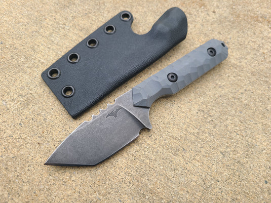 52100 Mid-SizedTanto (Dark Grey G10)