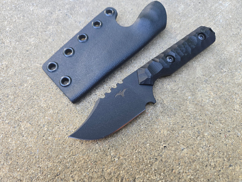 Load image into Gallery viewer, MID Bowie – 52100 (blackout cerakote) BLEM
