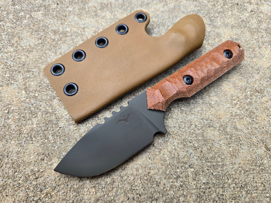 MID Camper – 52100 (Natural Micarta w/ OD cerakote)
