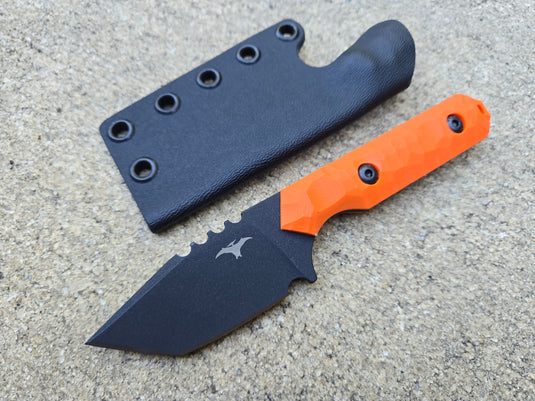 MID Tanto – 52100 (Hunter Orange g10 w/ Black cerakote)