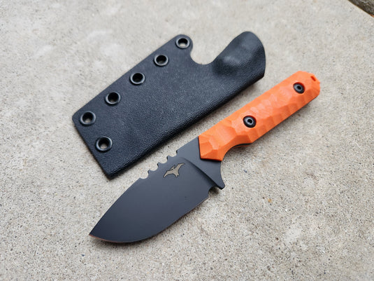 MID Camper – 52100 (Orange g10 w/ Black cerakote)