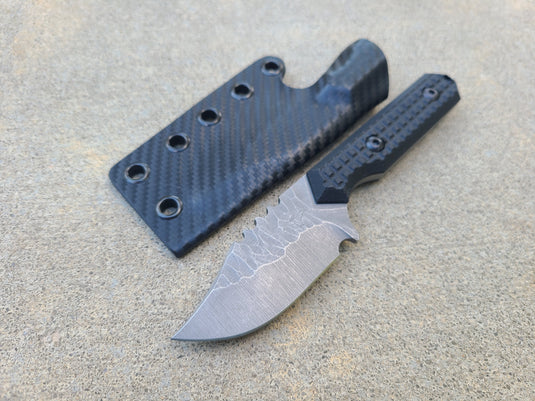 MagnaCut Mid-Sized Bowie (Black Frag Pattern)