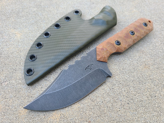 Cruwear Full Sized Bowie (Natural Micarta)