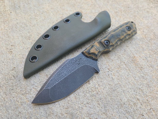 CPM S90V Mid-Sized Overlander (Camo Micarta)