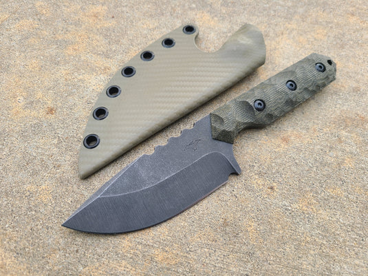 MagnaCut Full Sized Camper (OD Green Micarta)