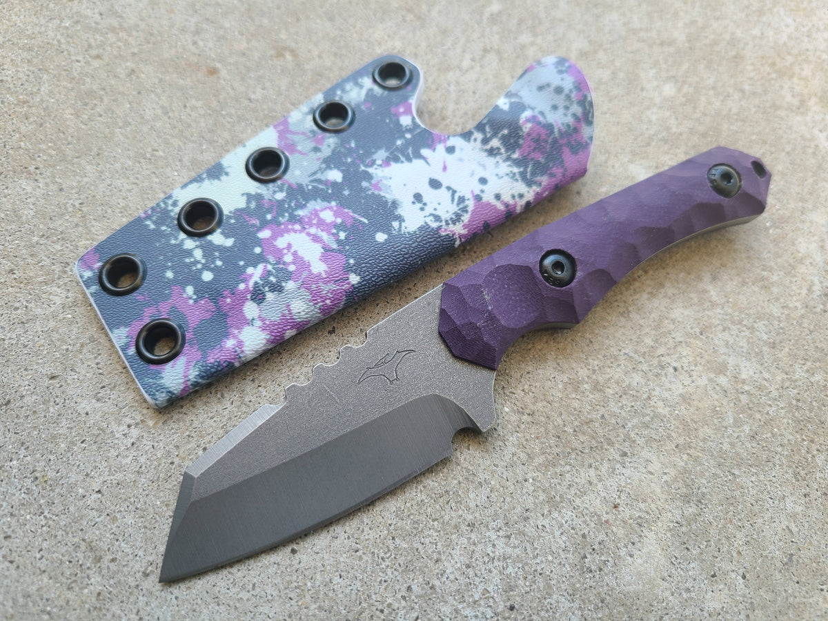 MagnaCut Mid-Sized Raptor (Purple) – Tactical Pterodactyl Knives