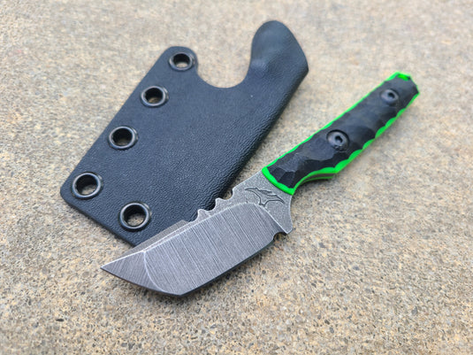 MagnaCut Mini American Samurai V2 (Black w/ Green Glow)