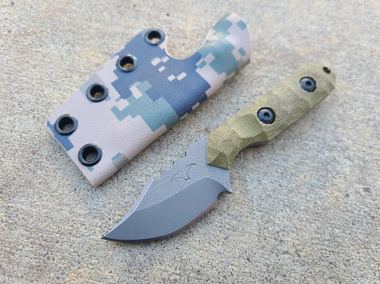 S45VN Mini Bowie (OD Green Micarta)