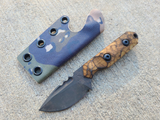 S45VN Mini Camper w/ Fuller (Torched Natural Micarta)