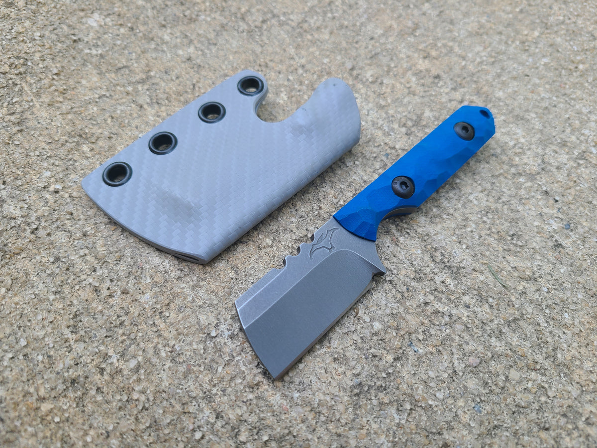 MagnaCut Mini Cleaver (Bright Blue) – Tactical Pterodactyl Knives