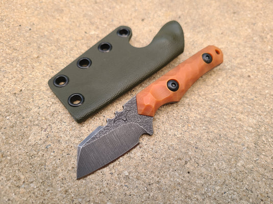 Thin Stock MagnaCut Mini Raptor (Butterscotch Micarta)
