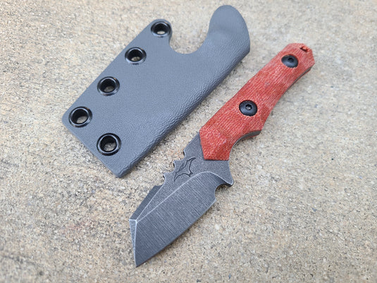 MagnaCut Mini Raptor (Chili Pepper Micarta)