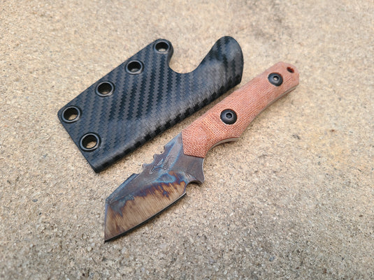 Cruwear Mini Raptor (Natural Micarta)