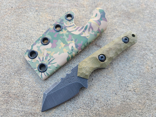 S45VN Mini Raptor (OD Green Micarta)