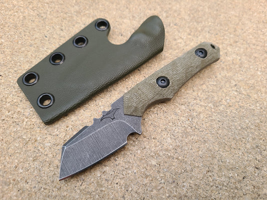 Thin Stock Z-Tuff Mini Raptor (OD Green Micarta)
