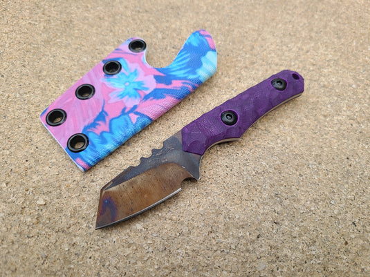 Thin Stock Z-Tuff Mini Raptor (Purple - Galaxy)