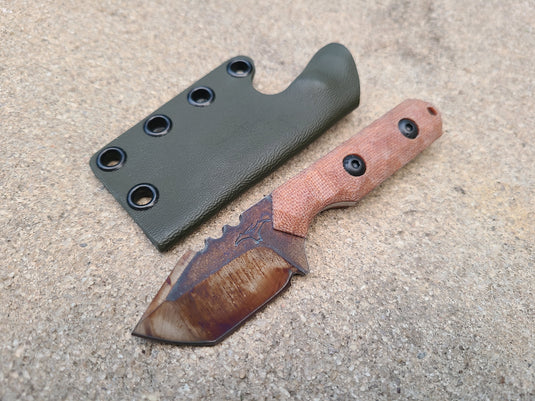 Cruwear Mini Tanto (Natural Micarta - Galaxy)