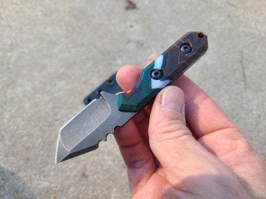 Cruwear Mini Tanto (G L Hansens Micarta)