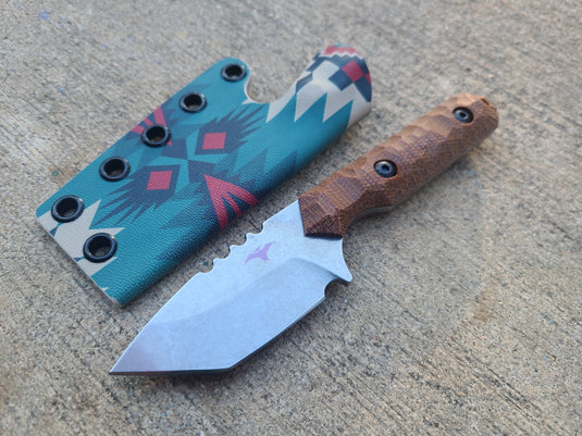 Nitro-V Mid-Sized Tanto (Natural Micarta)
