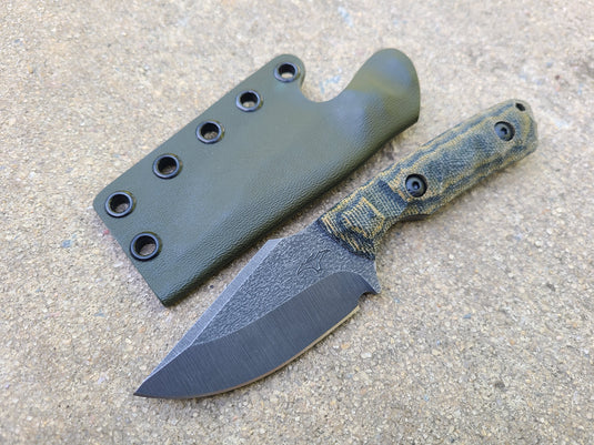 S90V Mid-Sized Overlander Bowie (Camo Micarta)