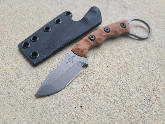 Nitro-V Ringed Scalpel (Natural Micarta - Compound Ground)