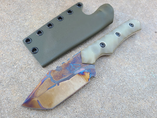 Cruwear Full Sized Tanto (Jade w/ OD Green)