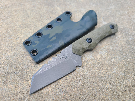MagnaCut Mid-Sized Wharnie (OD Green Micarta)