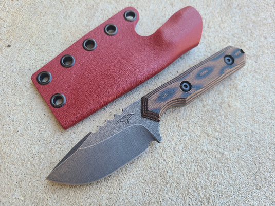 CPM3V Mid-Sized Camper (Python Micarta)