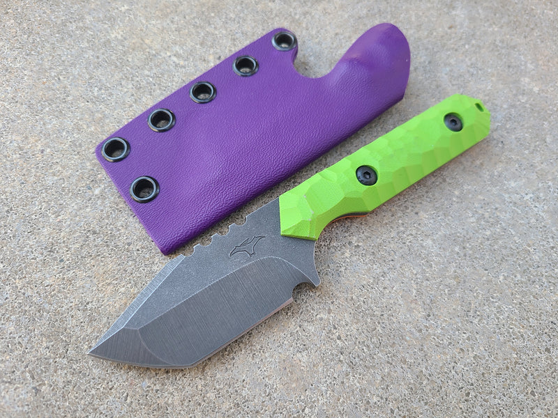 Load image into Gallery viewer, CRUWEAR Mid-Sized Tanto (Lime and Orange)
