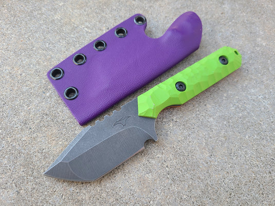 CRUWEAR Mid-Sized Tanto (Lime and Orange)