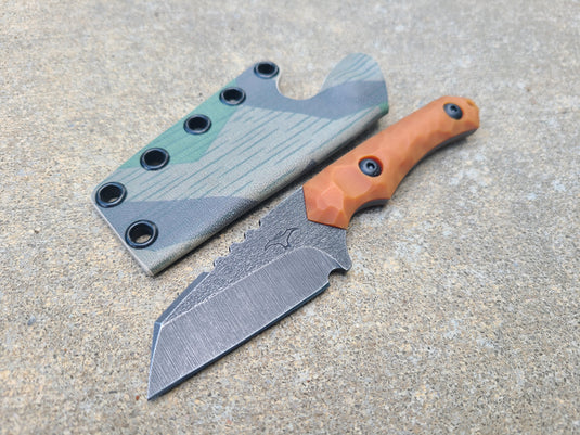 MagnaCut Mid-Sized Wharnie (Butterscotch Micarta - Imperfect)