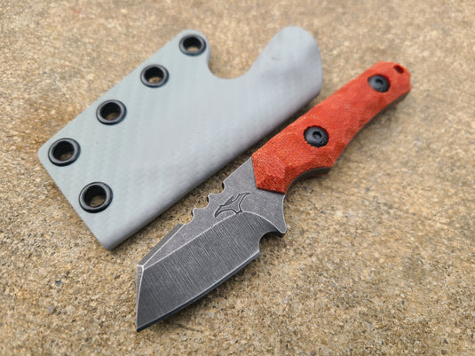 Zwear Mini Raptor (Chili Pepper Micarta)