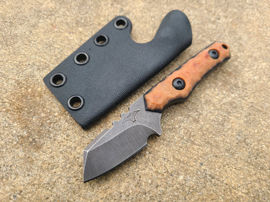 Zwear Mini Raptor (Natural Micarta w/ Black)