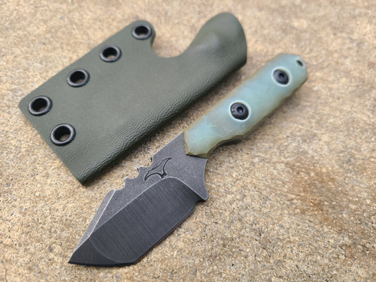 Cruwear Mini Tanto (Jade w/ OD Green)